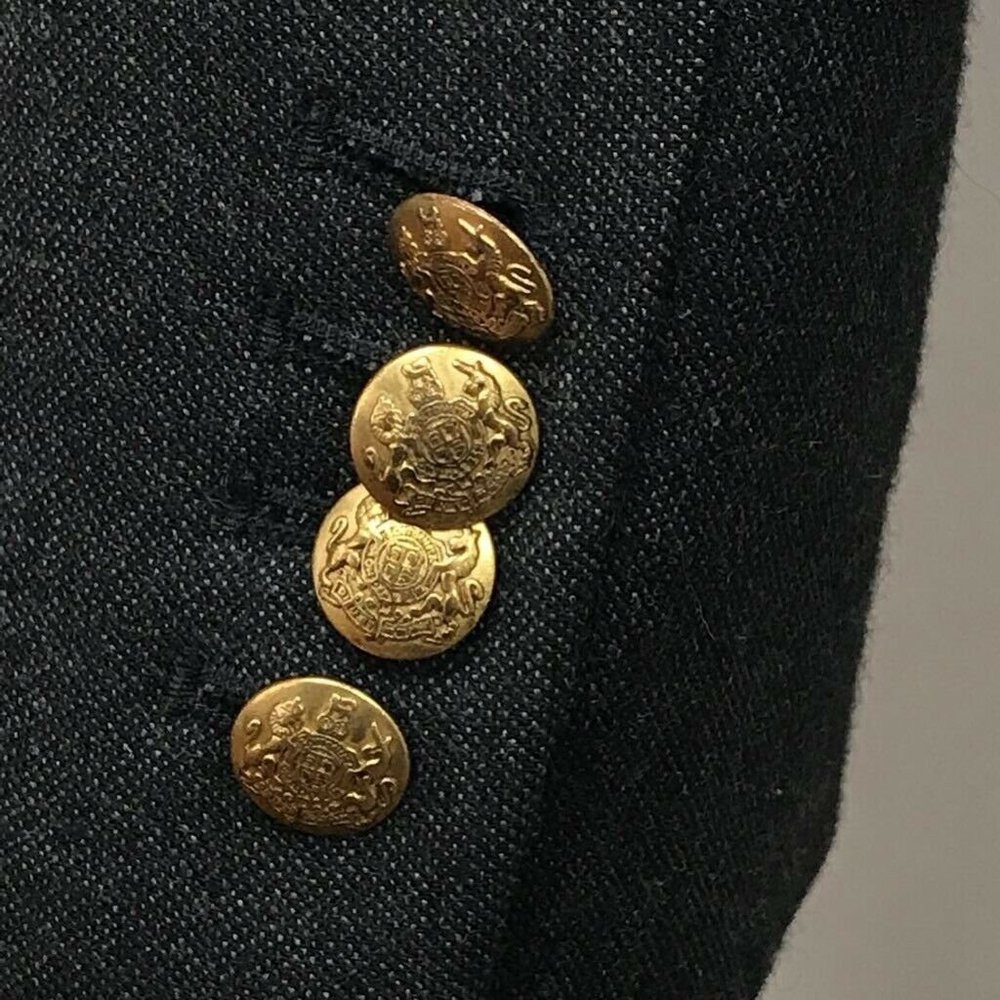 J.CREW Original Schoolboy Blazer Gray Pockets Sz L - Picture 5 of 7